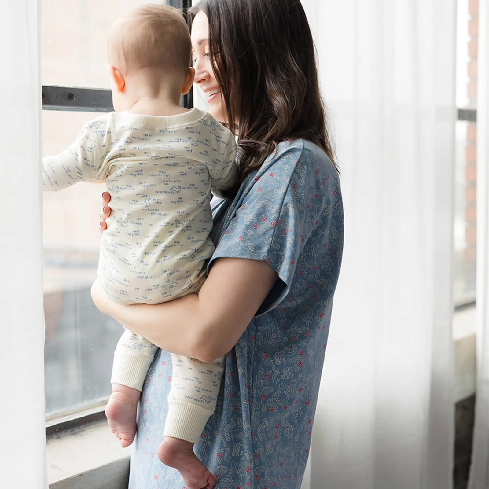 100% Organic Cotton One-piece Baby Pajamas
