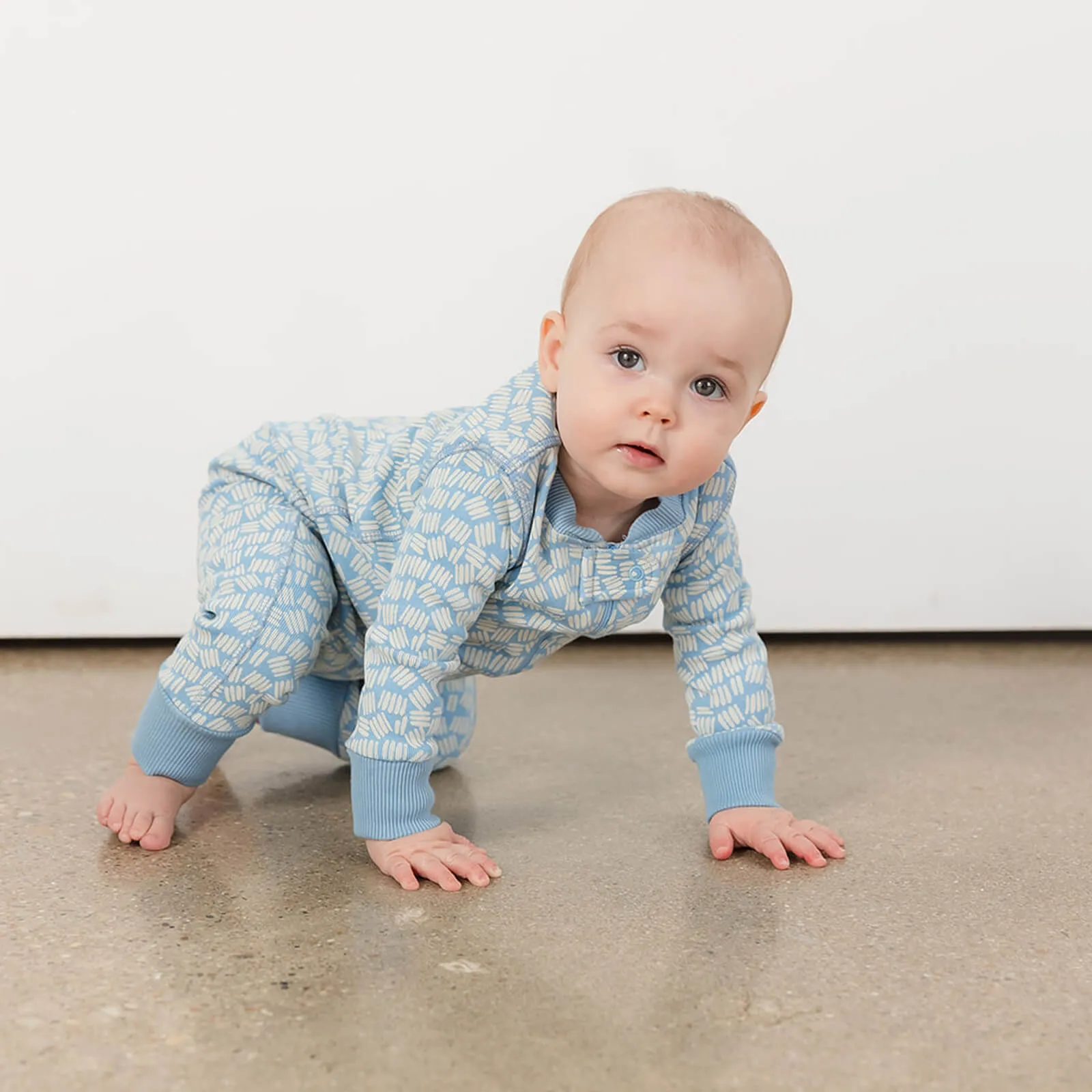 100% Organic Cotton One-piece Baby Pajamas