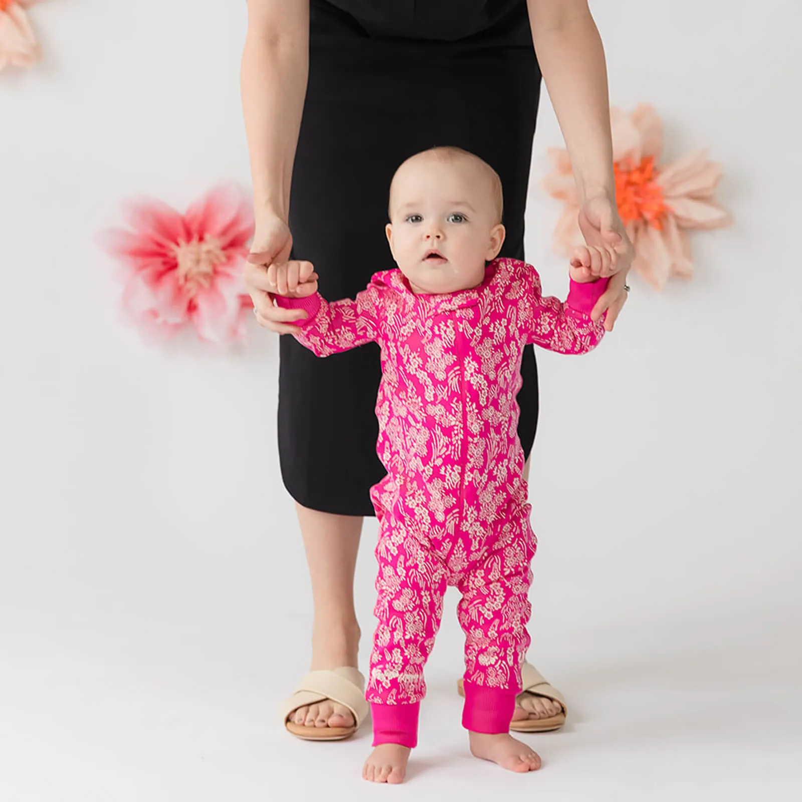 100% Organic Cotton One-piece Baby Pajamas