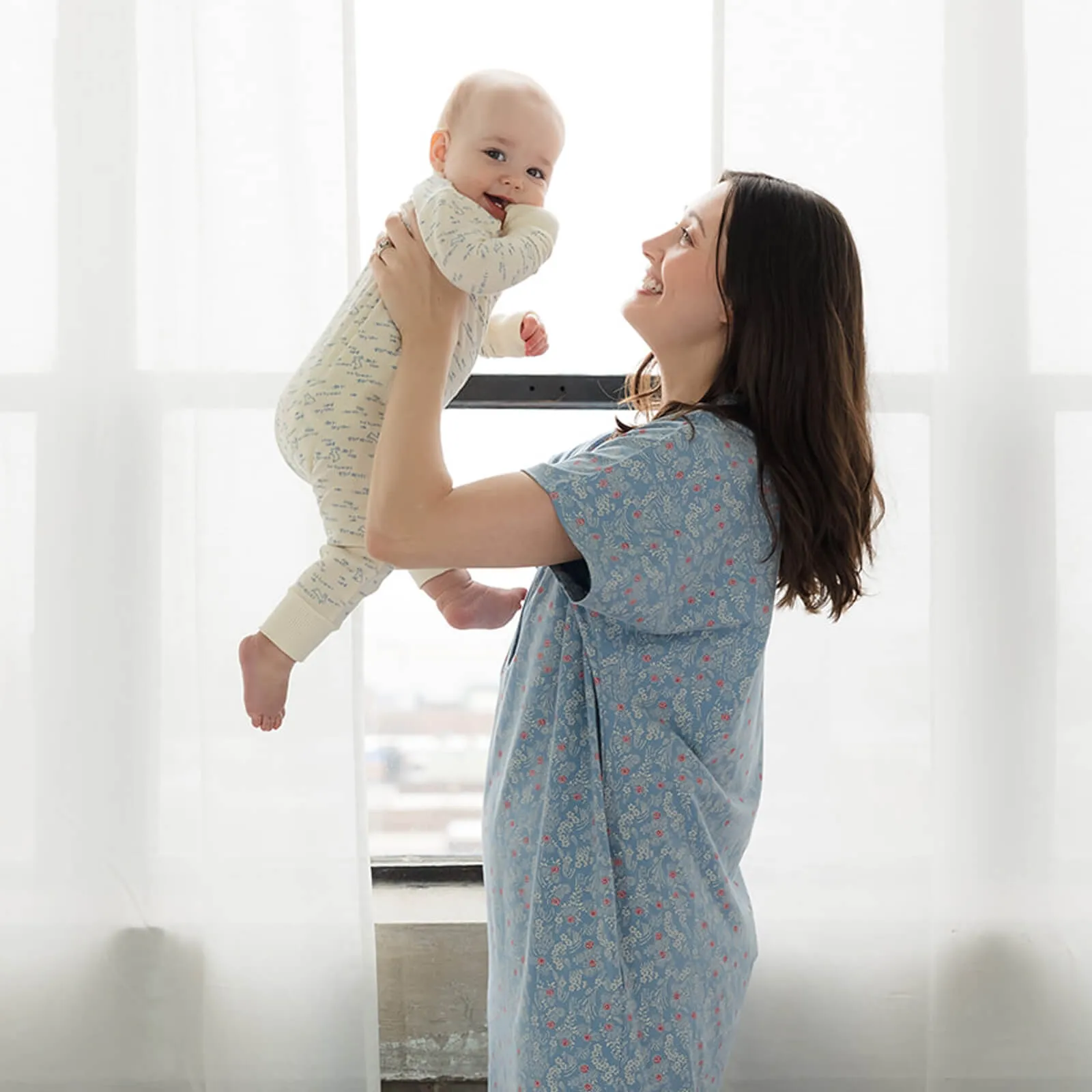 100% Organic Cotton One-piece Baby Pajamas