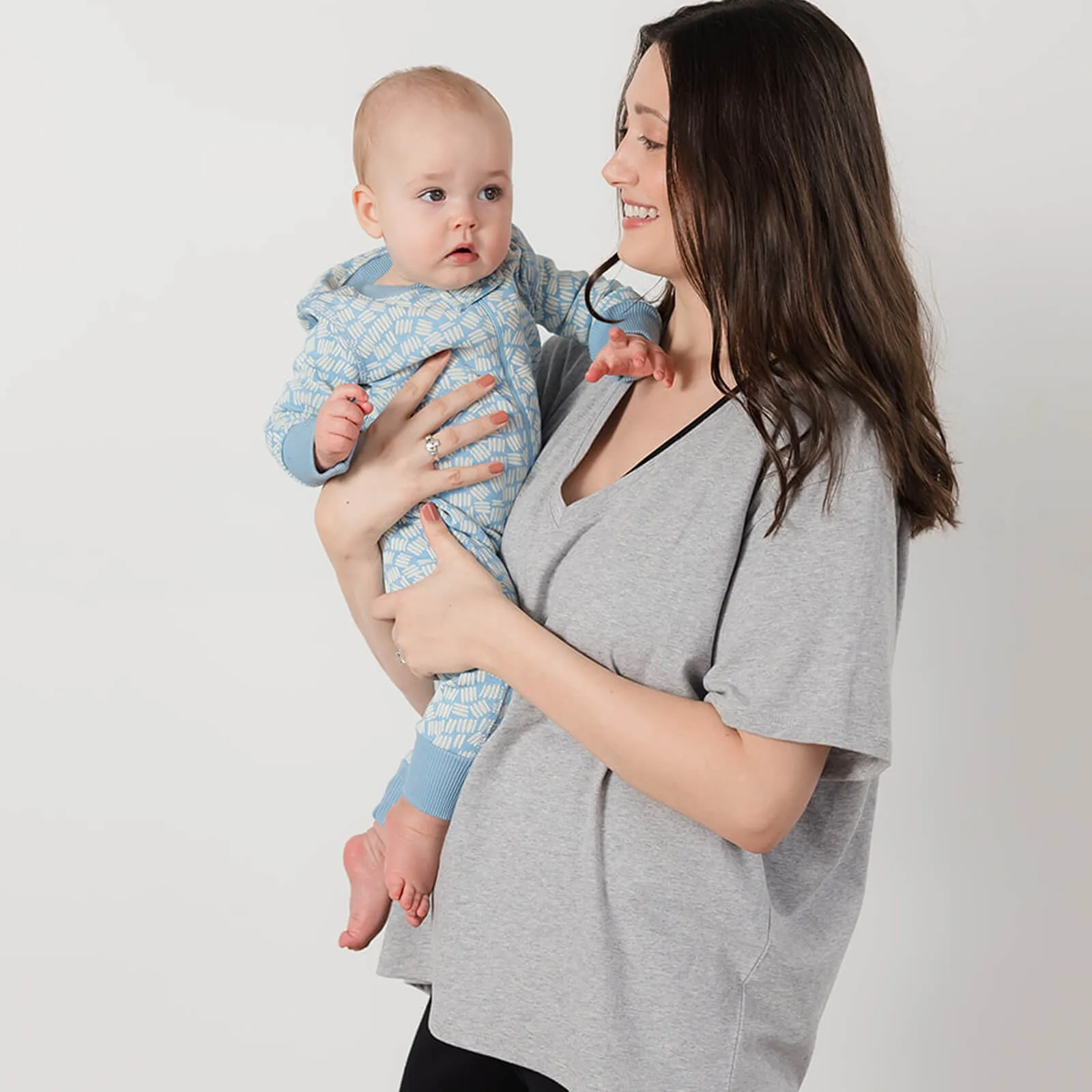 100% Organic Cotton One-piece Baby Pajamas