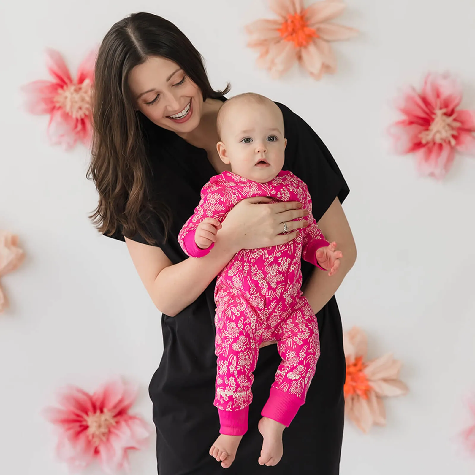100% Organic Cotton One-piece Baby Pajamas
