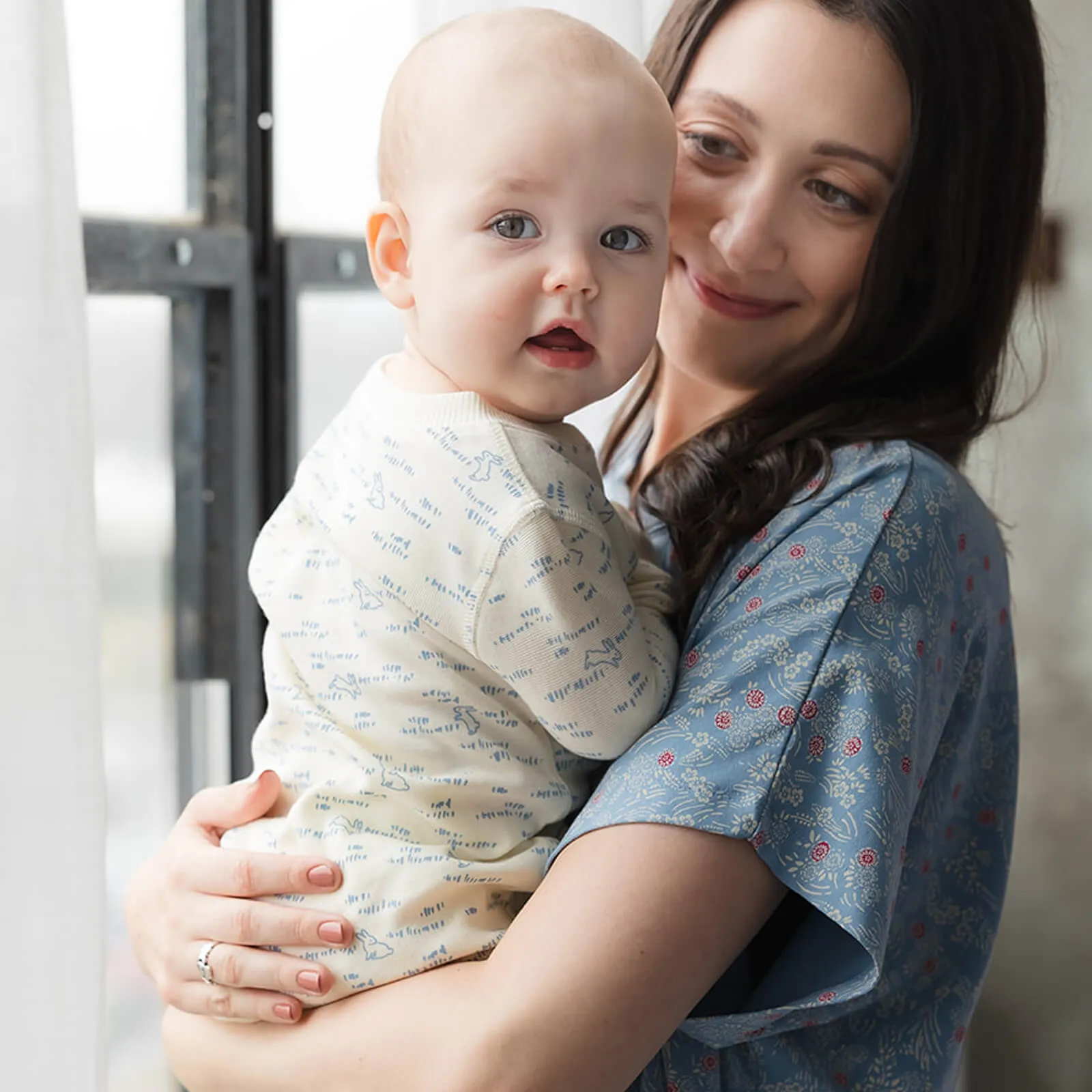 100% Organic Cotton One-piece Baby Pajamas