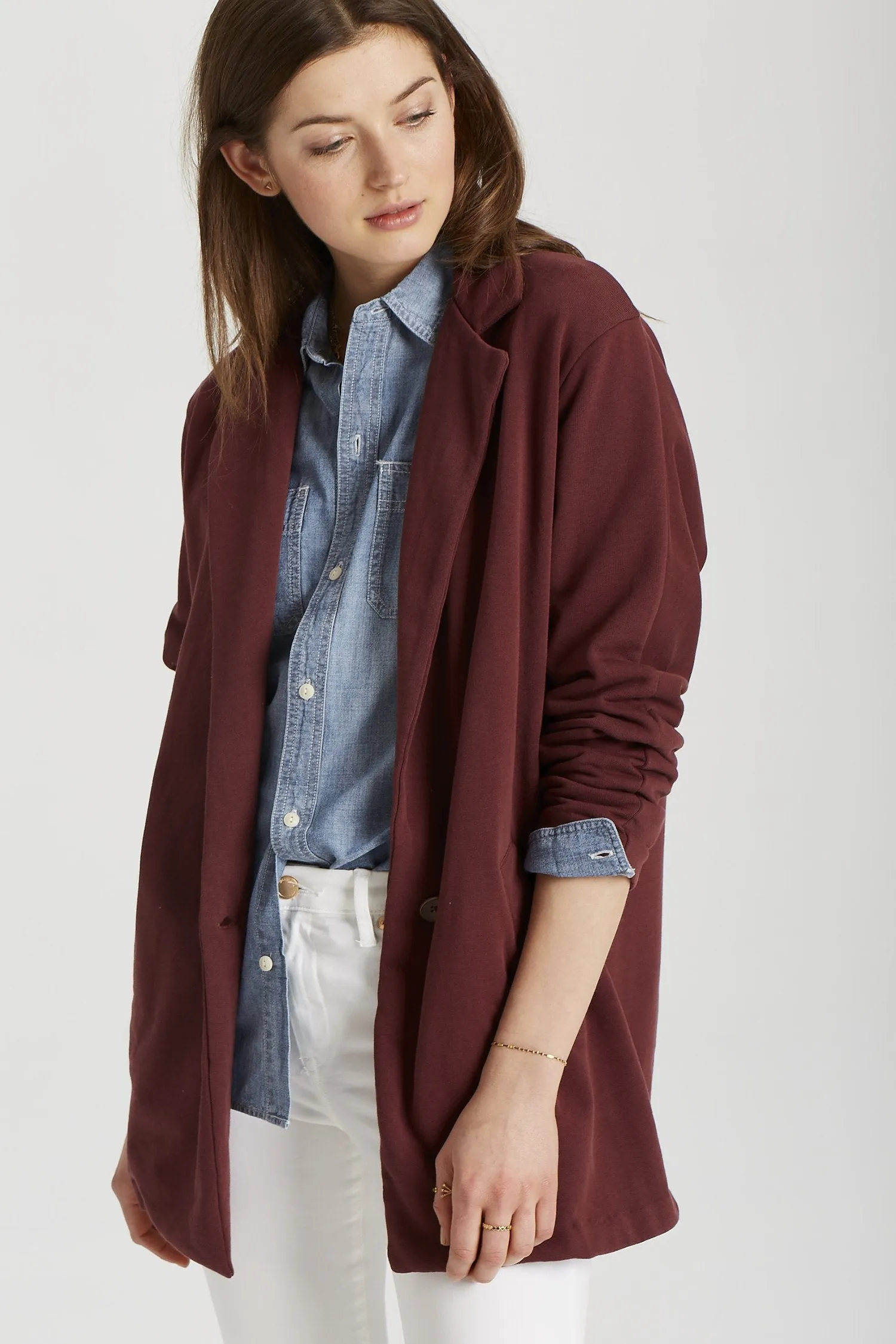 Brooklyn Blazer in Cassis