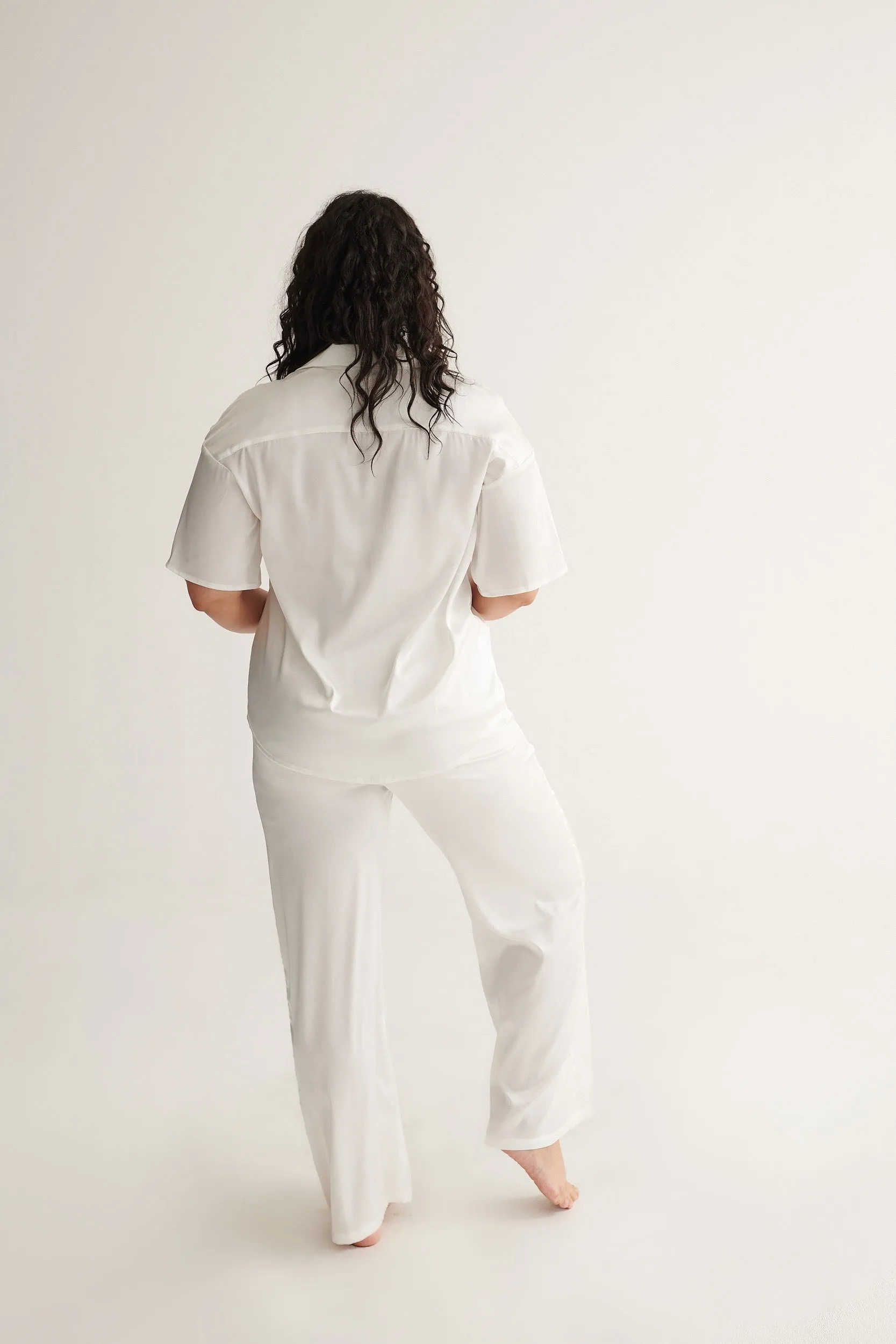 Celine Short Sleeve Shirt Ivory