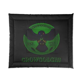Crowgodshi  Comforter, BLACK