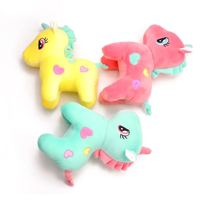 Cute 25cm plush toy unicorn soft doll soft animal pajamas unicorn hug soothing pillow to sleep to give gifts to children