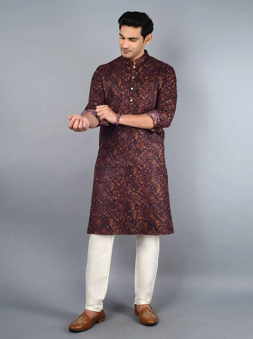 Deep Violet Kurta Set | TULA