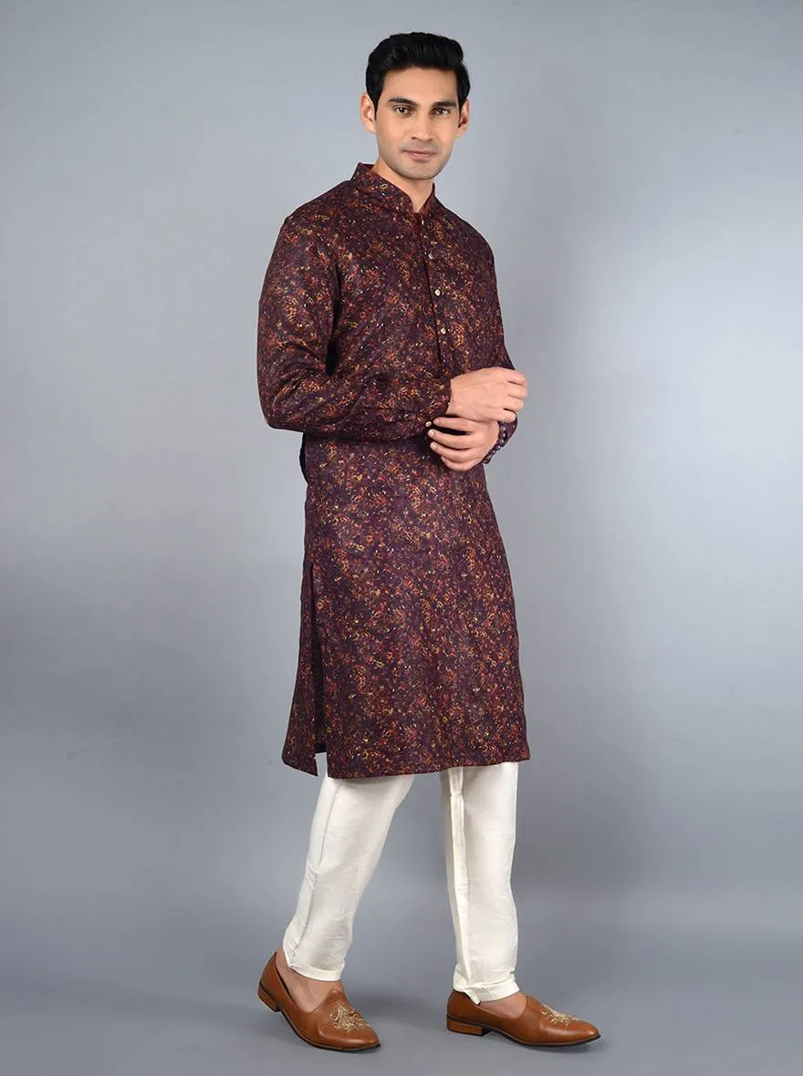 Deep Violet Kurta Set | TULA