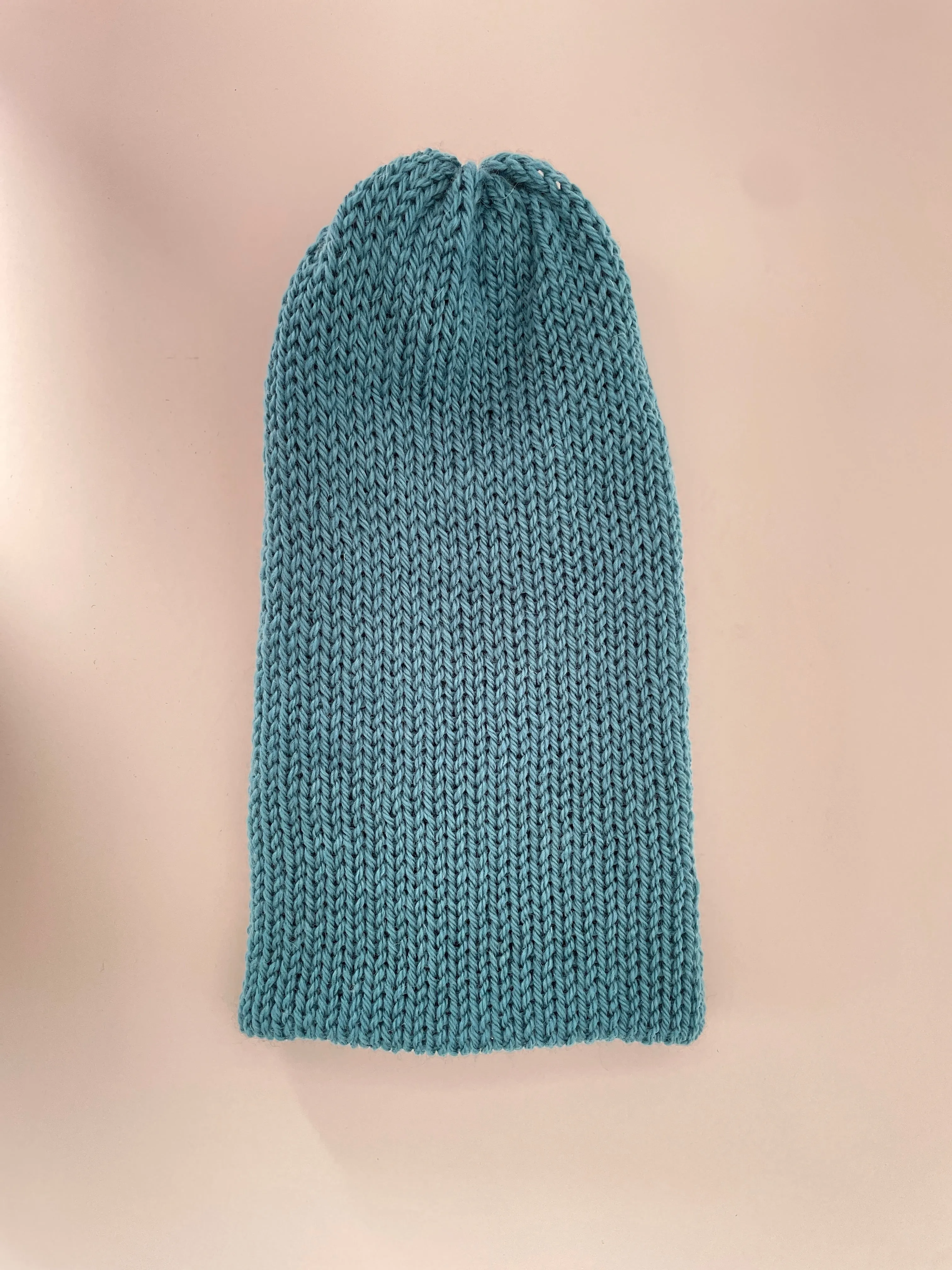 Em Beanie-all wool in Rich Teal