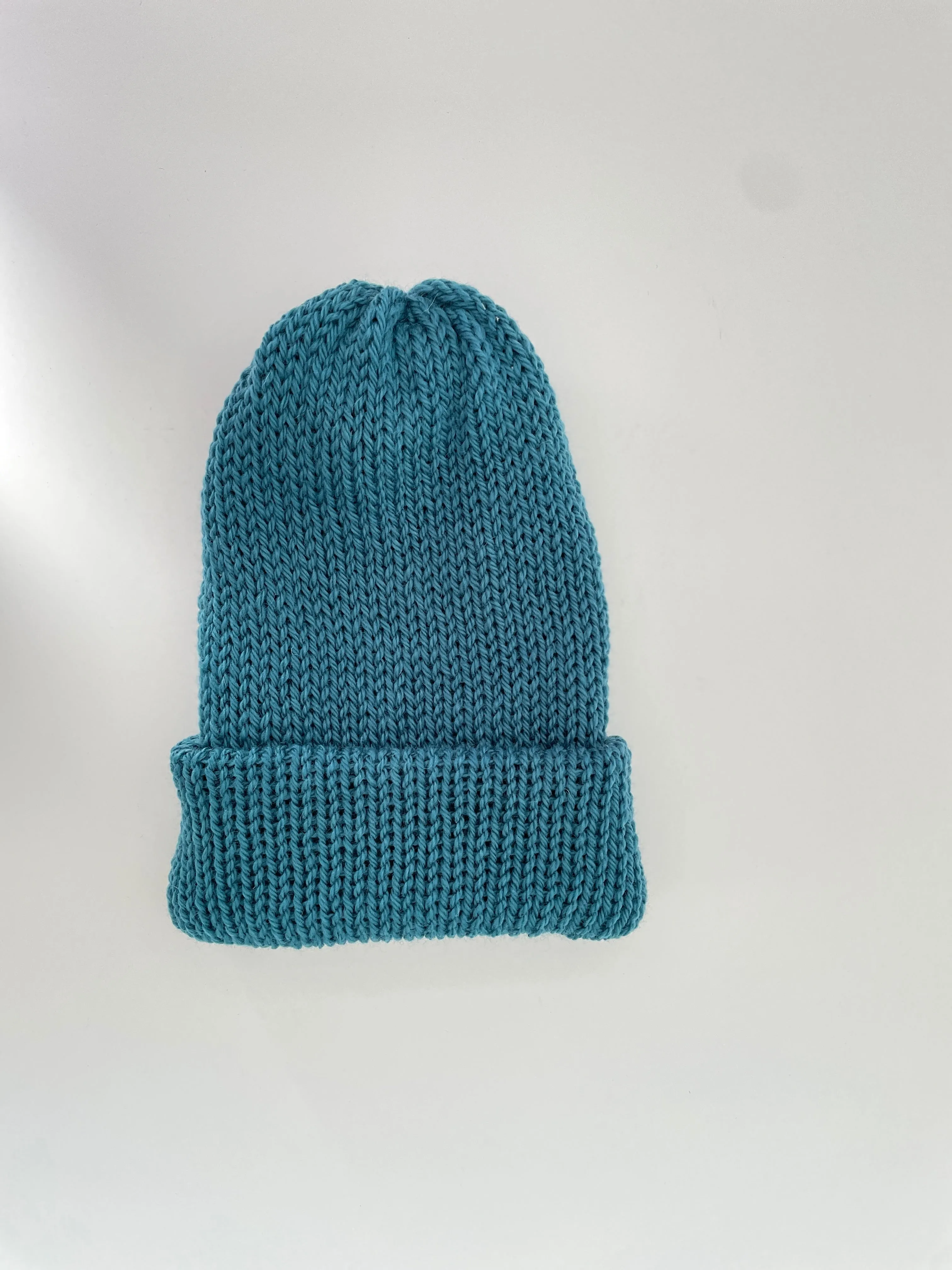 Em Beanie-all wool in Rich Teal