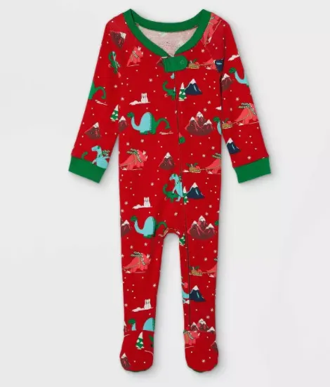 Family Matching Festive Christmas Pajama Cotton Sets