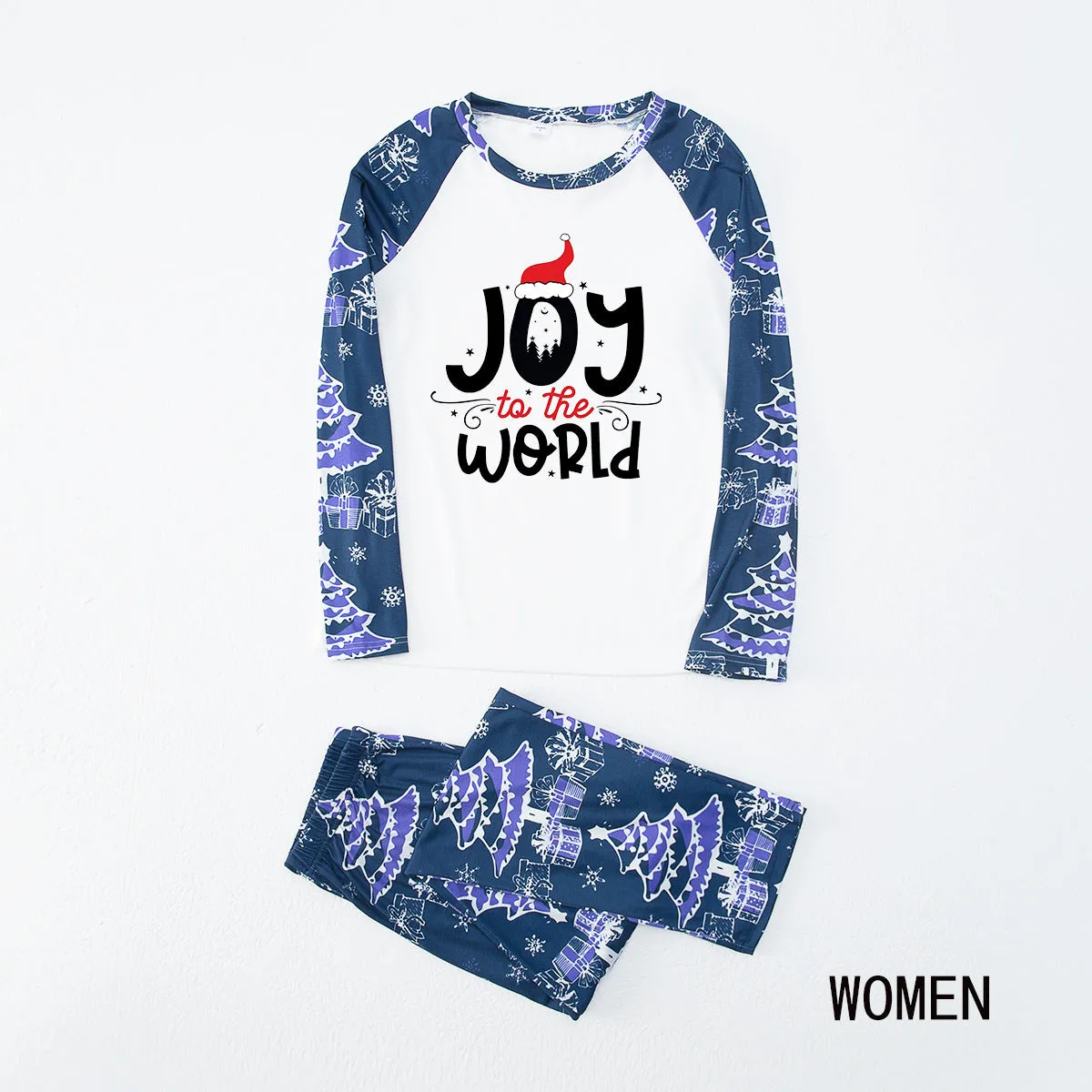 Family Matching Pajamas Set Joy To The World