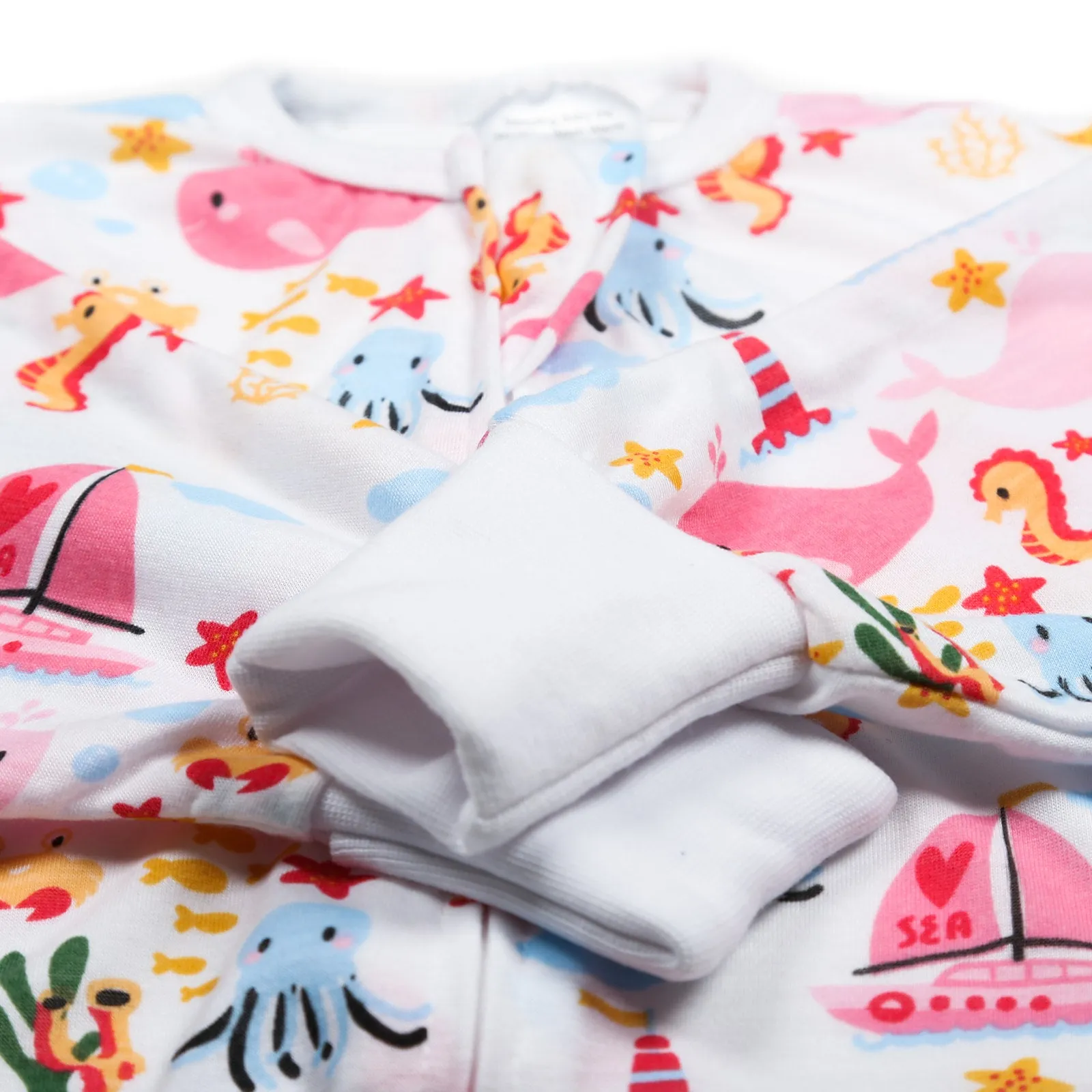 Girl Nautical Flying Squirrel Pajama - Lightweight