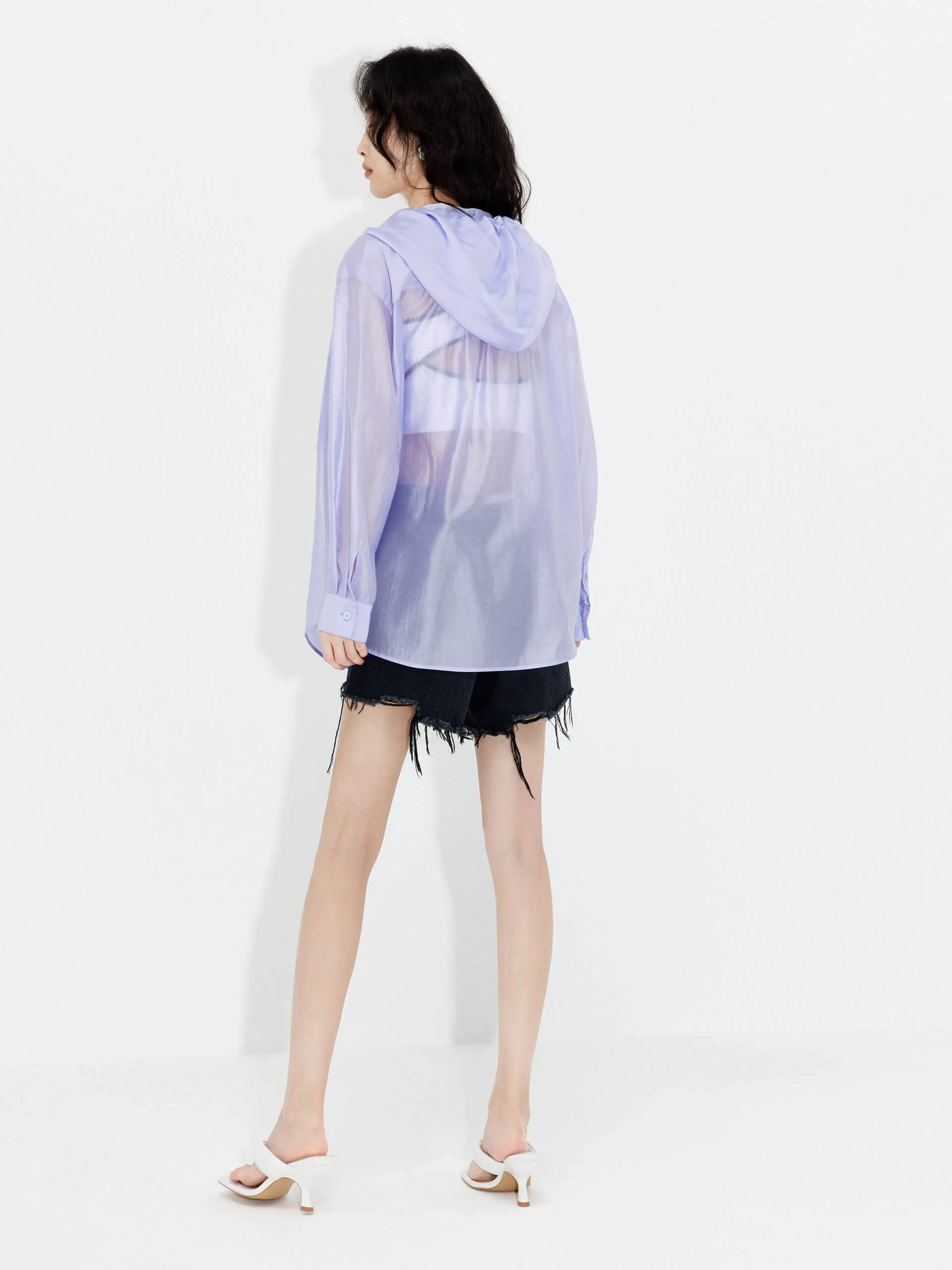 Hooded Relaxed Fit Shirt