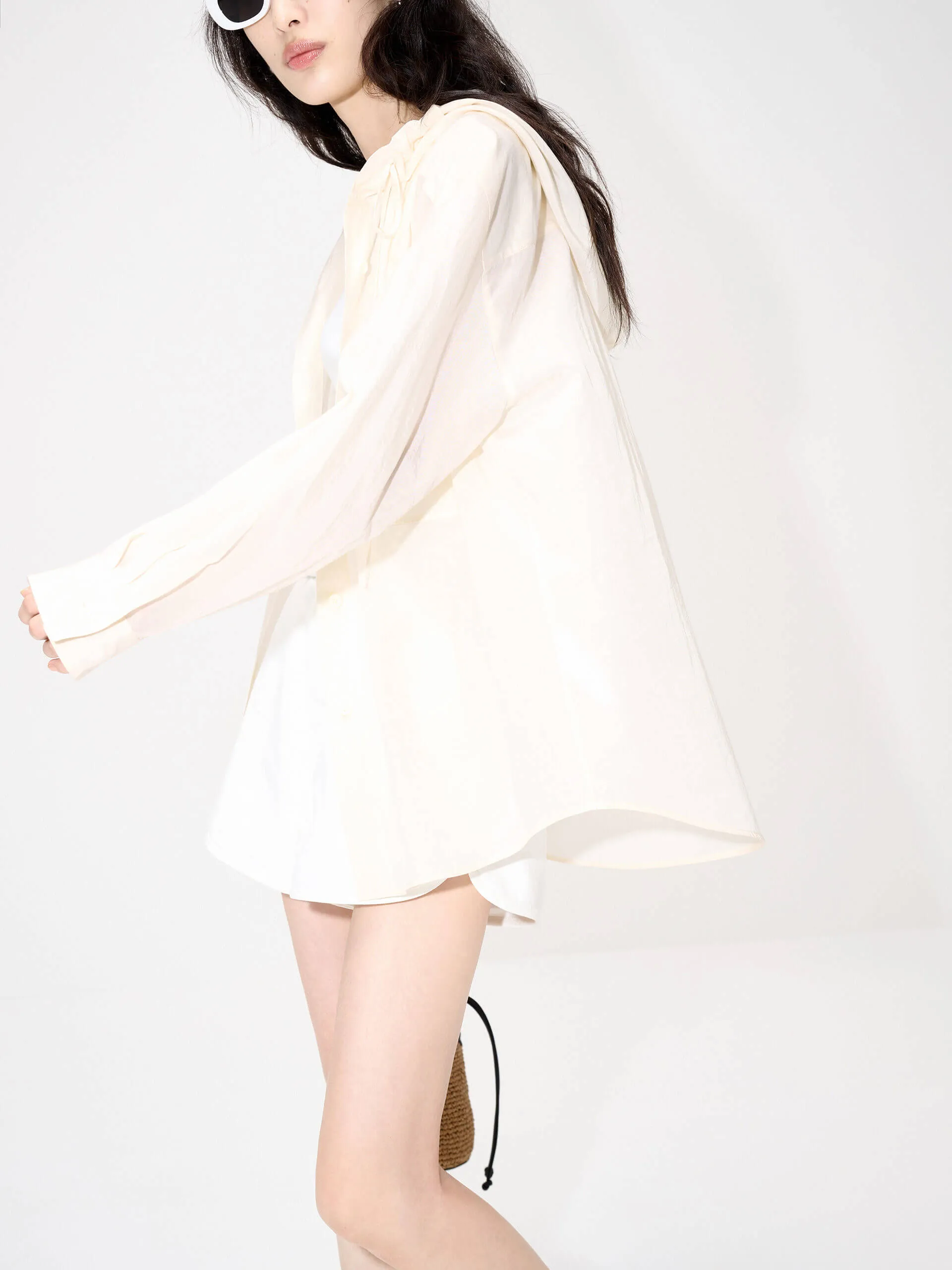 Hooded Relaxed Fit Shirt