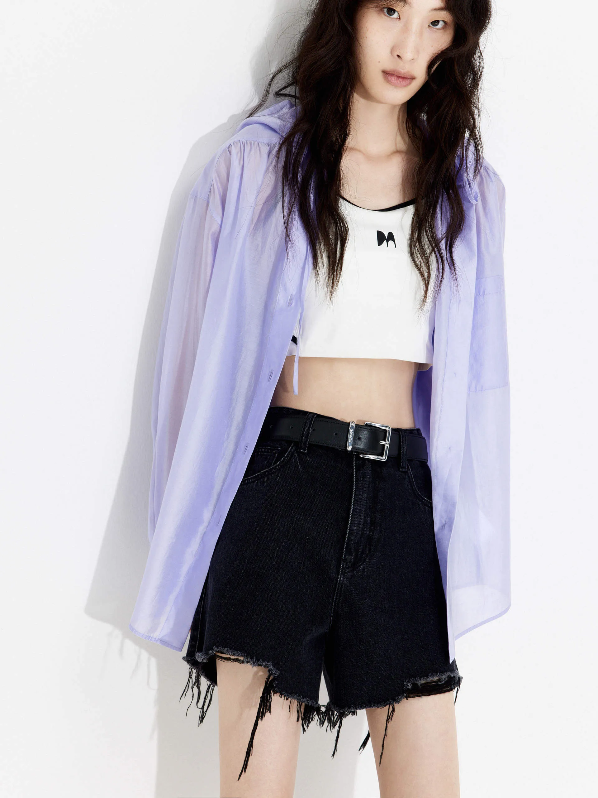 Hooded Relaxed Fit Shirt
