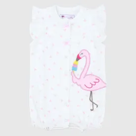 Ice Cream Swan Sleeveless Romper