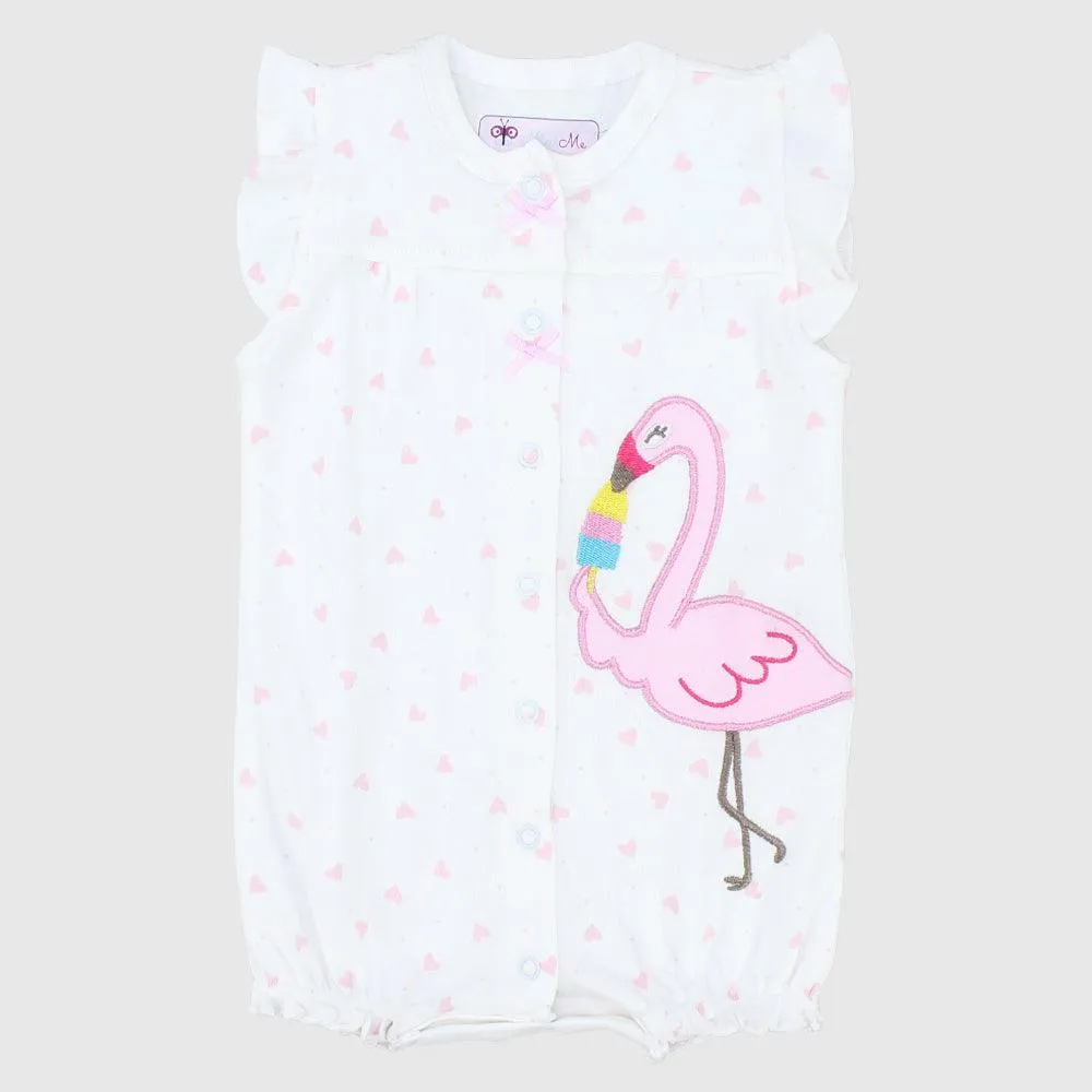 Ice Cream Swan Sleeveless Romper
