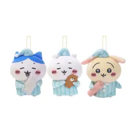 Japan ChiiKawa Pajamas Party | ChiiKawa Hachiware Usagi - Mini Plush Doll 10cm Keychain