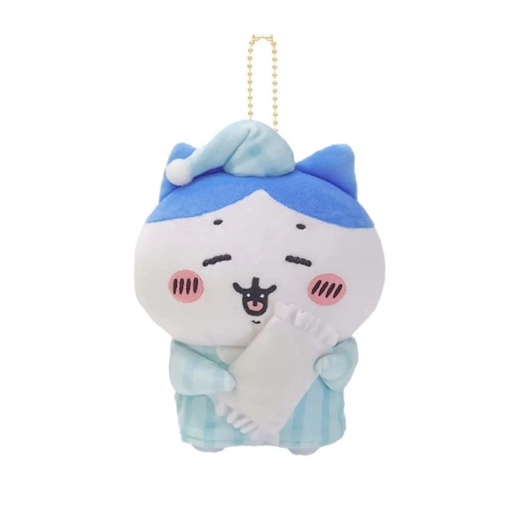 Japan ChiiKawa Pajamas Party | ChiiKawa Hachiware Usagi - Mini Plush Doll 10cm Keychain