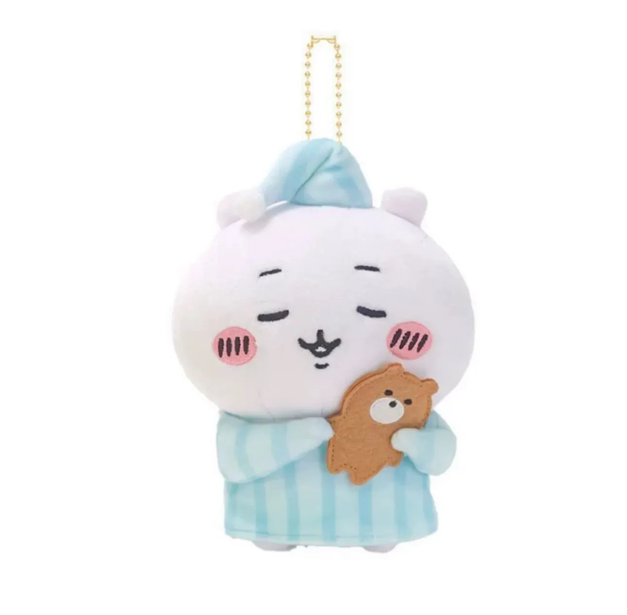 Japan ChiiKawa Pajamas Party | ChiiKawa Hachiware Usagi - Mini Plush Doll 10cm Keychain