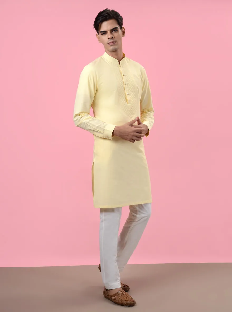 Lemon Yellow Kurta Pajama | TULA