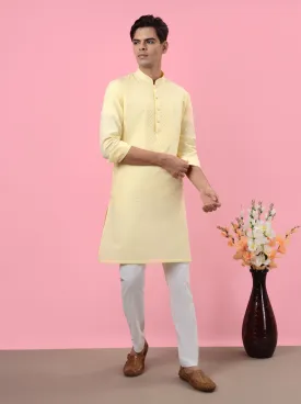 Lemon Yellow Kurta Pajama | TULA