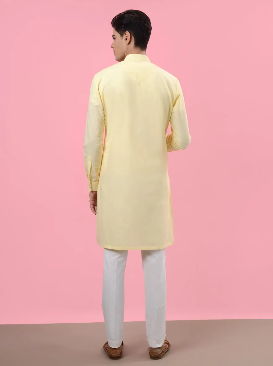 Lemon Yellow Kurta Pajama | TULA