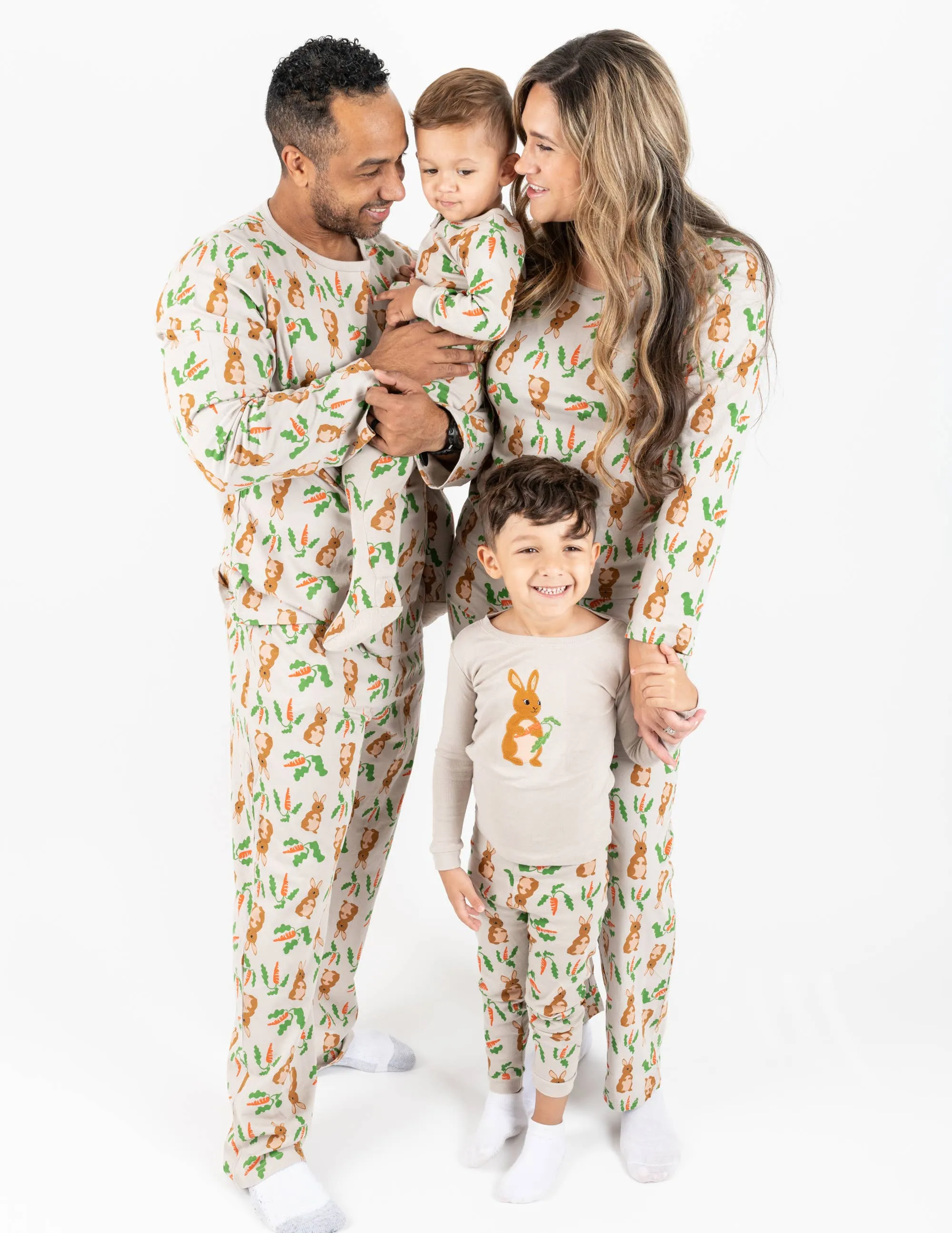 Leveret Pajamas - Kids Baby Footed Bunny Rabbit Pajamas for Easter
