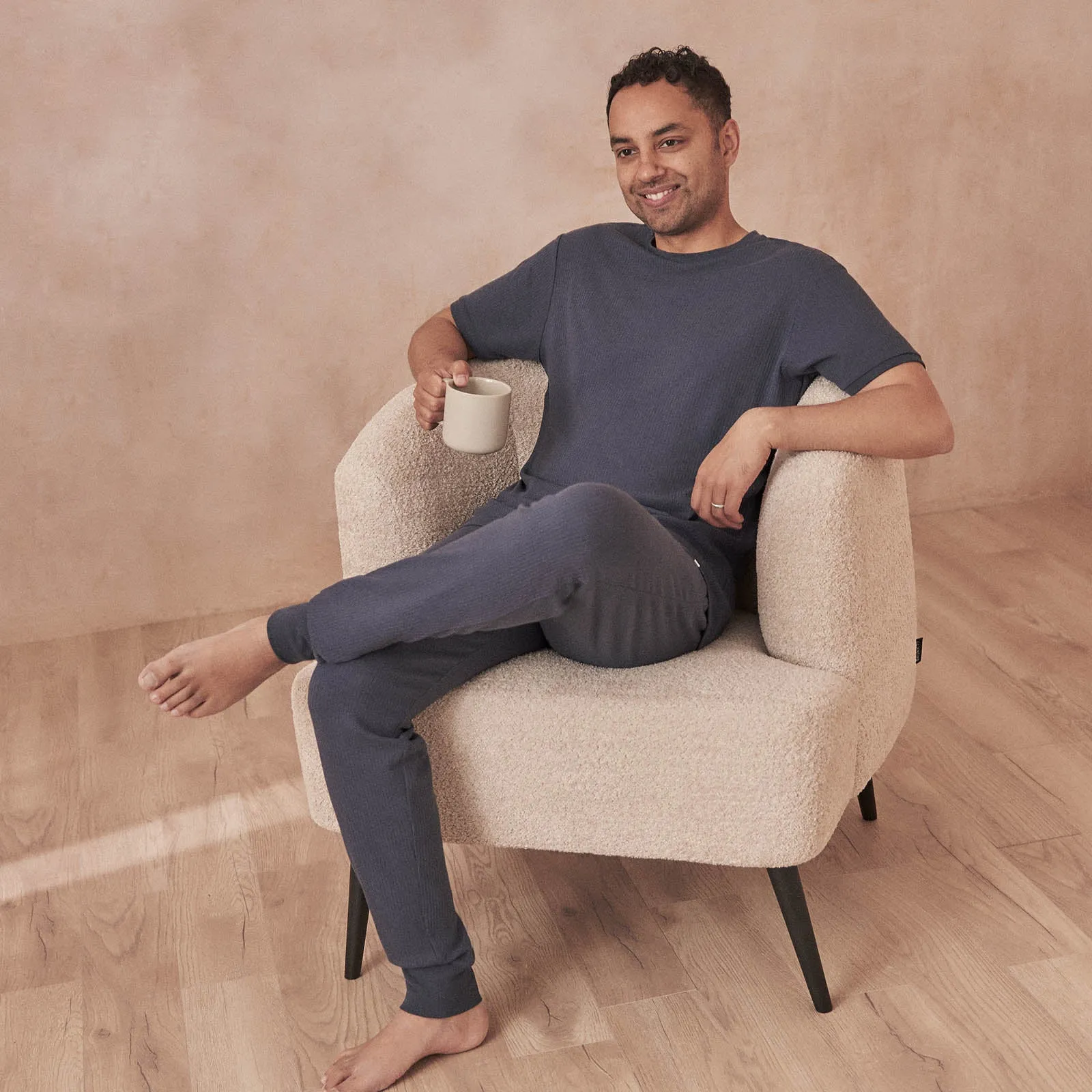 Men's Ribbed Pajama Set