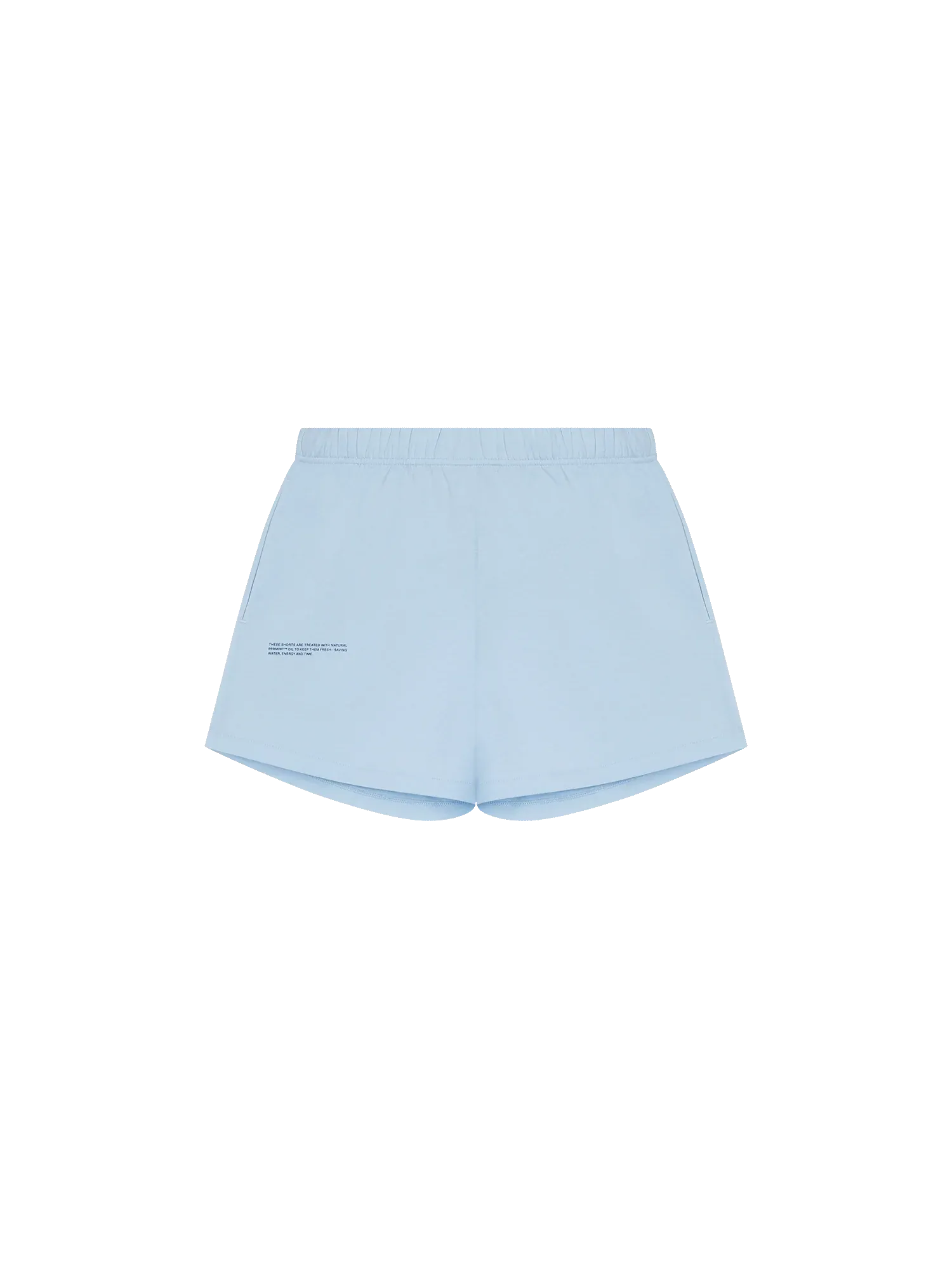 Organic Cotton Pajama Loose Shorts—moonstone blue