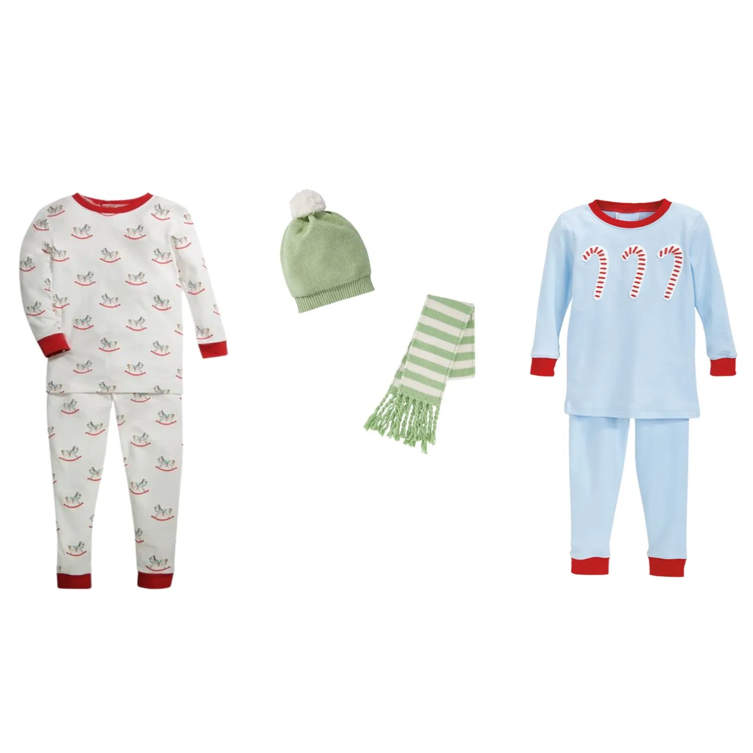 Printed Pima Jammies -- Rocking Horse