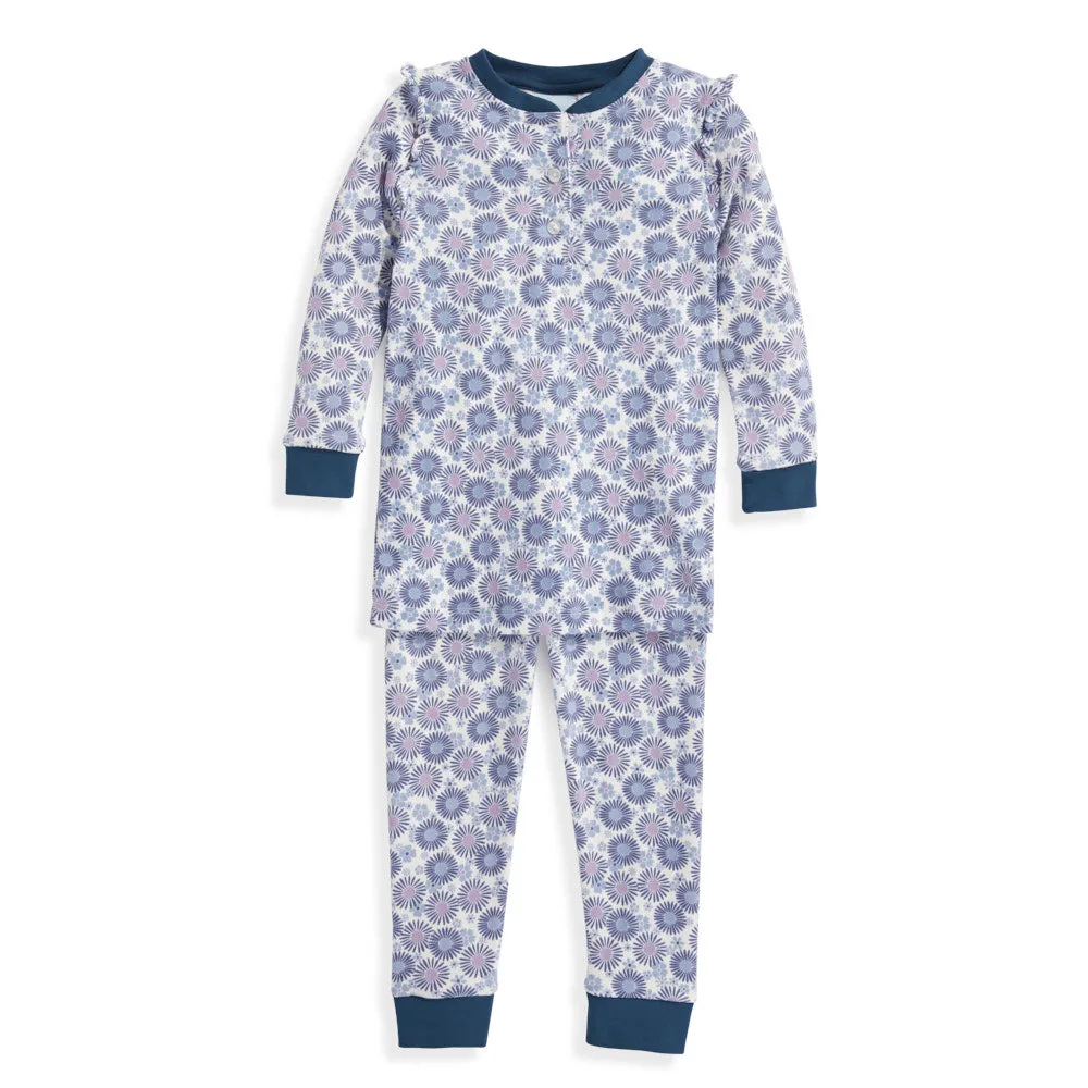 Ruby Pima Jammies -- Blue Daisy