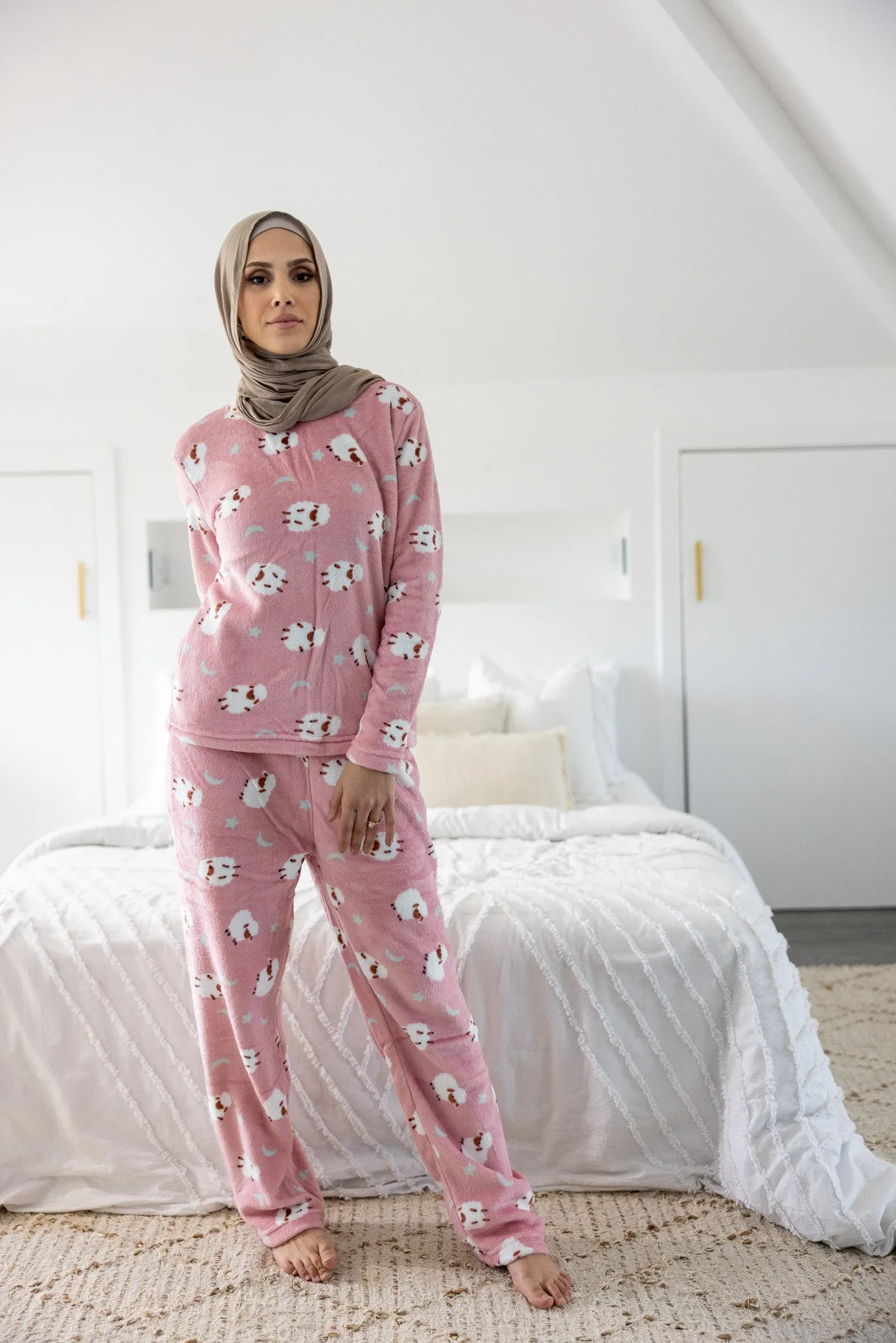 Sheep Print PJ Set