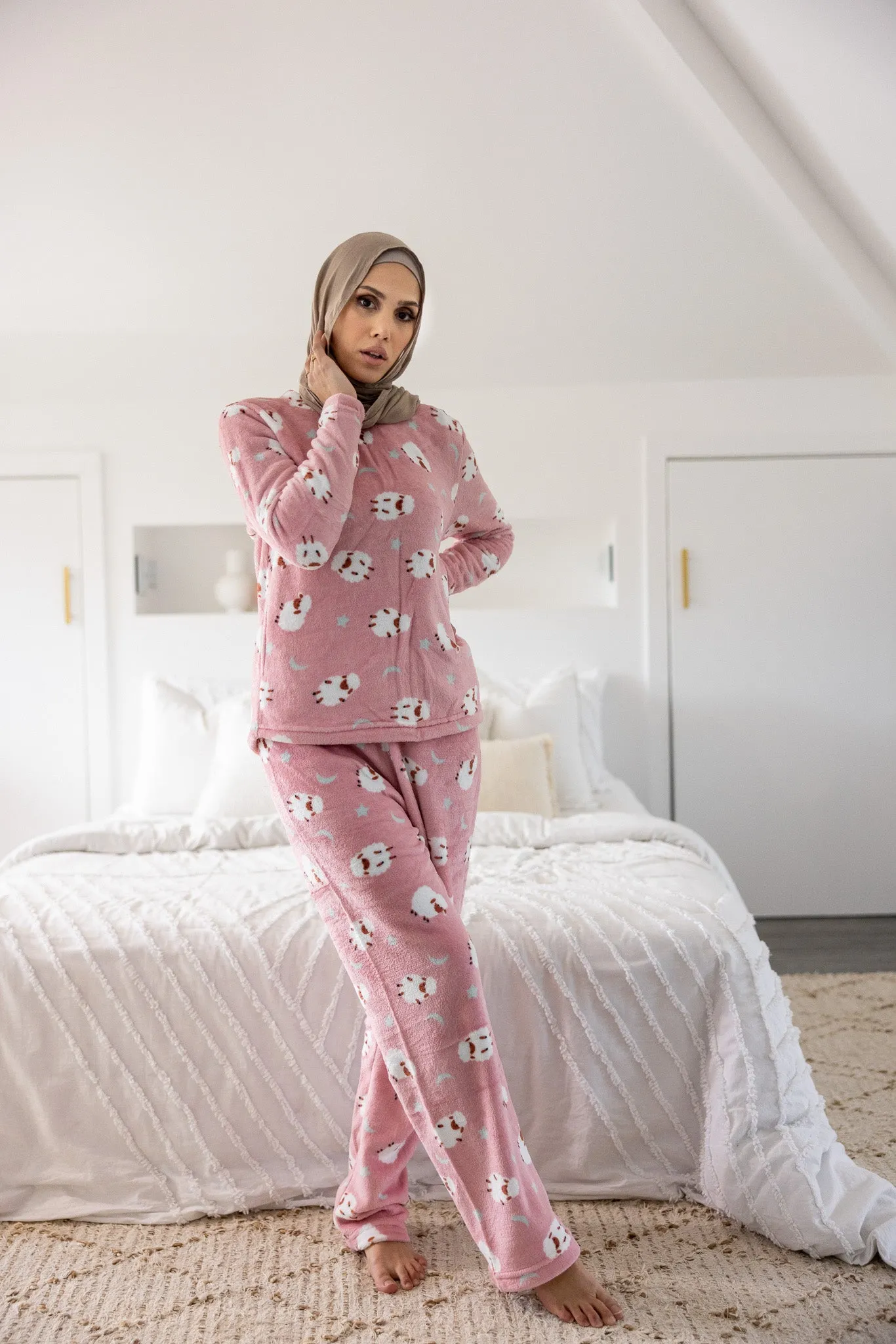 Sheep Print PJ Set