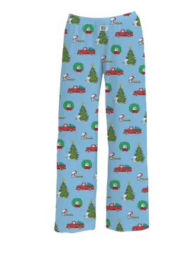 Snoopy Holiday Truck Christmas Pajama Pants