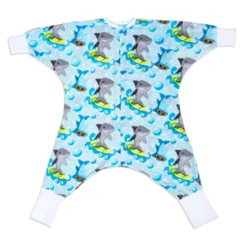 Surfing Sharks Flying Squirrel Pajama