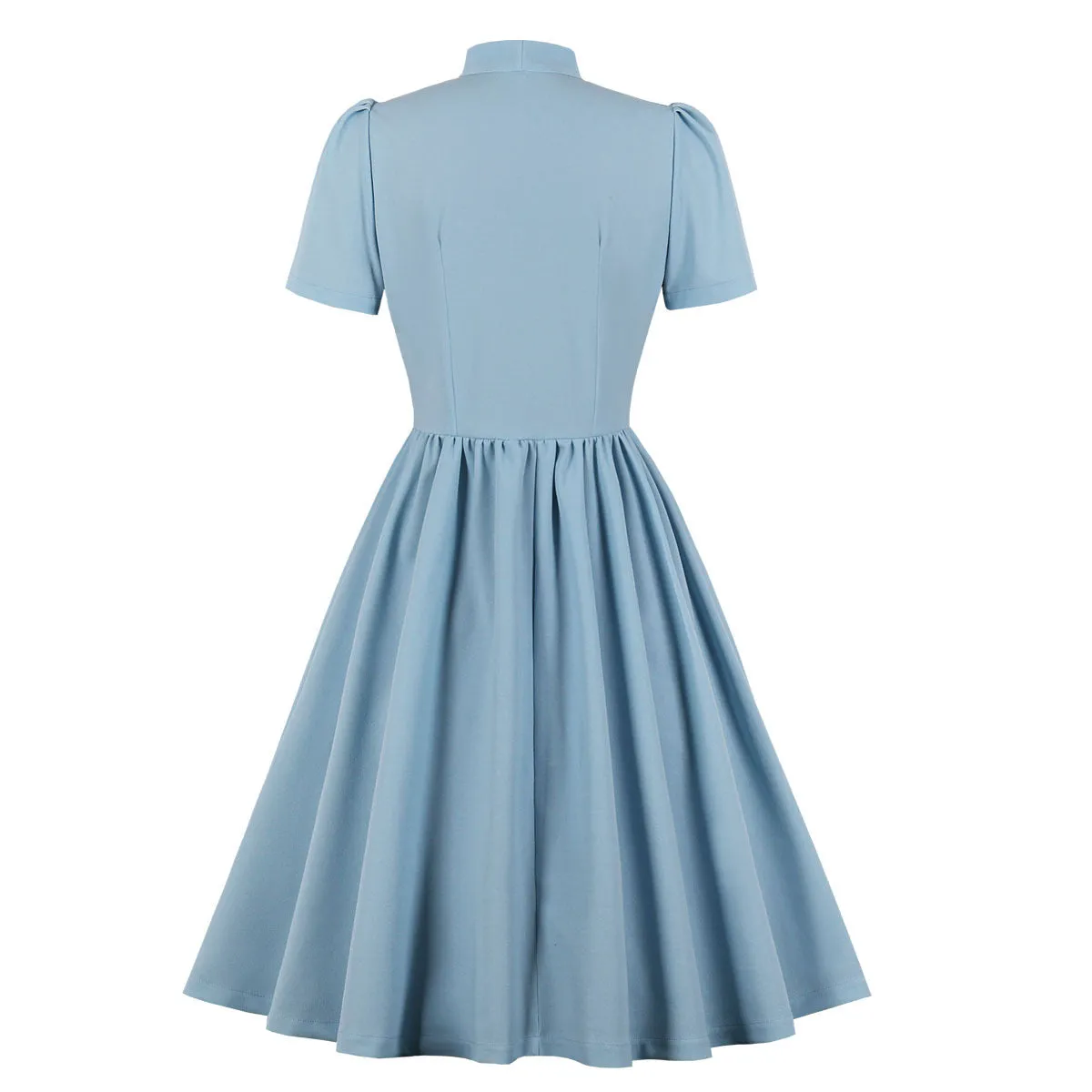 Vintage Retro Prom Dresses 50's 60's Bowknot Rockabilly Dress