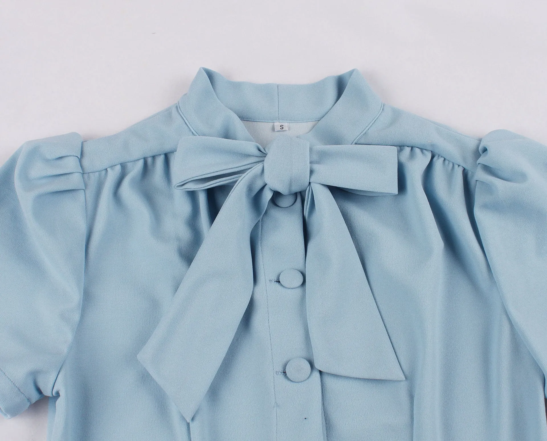Vintage Retro Prom Dresses 50's 60's Bowknot Rockabilly Dress