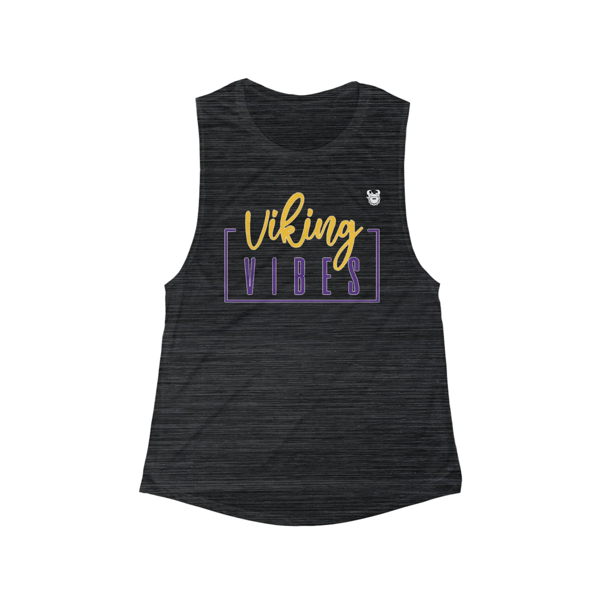 Women's Flowy Scoop Muscle Tank - Vibes