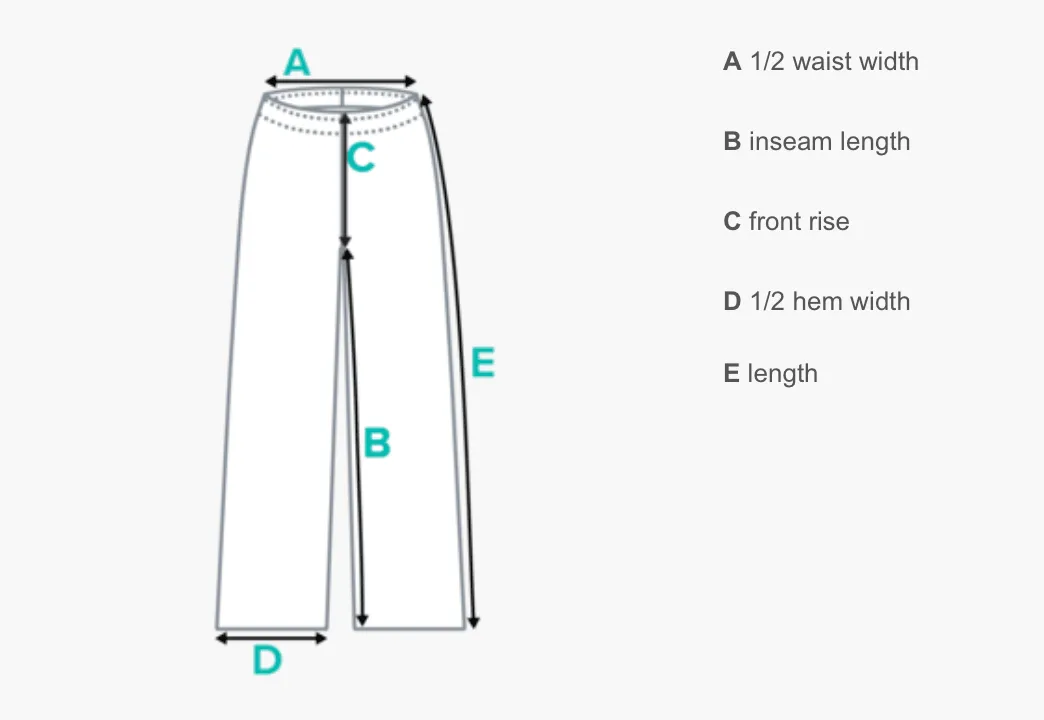 YO!® Unisex Wide-Leg Pants